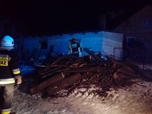 Pożar budynku gospodarczego w miejscowości Podosie