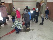Wizyta Przedszkolaków w strażnicy OSP Śniadowo