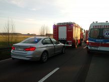 Wypadek w okolicach miejscowości Jakać Dworna