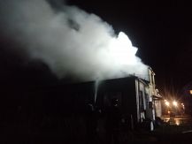 Dwa pożary budynku po byłej szkole
