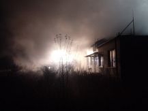 Dwa pożary budynku po byłej szkole