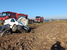 Wypadek w okolicy miejscowości Szabły Młode