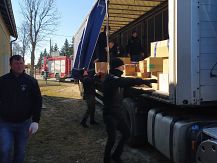 Pierwszy transport z darami wyruszył na Ukrainę