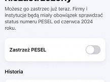 Poznaj usługę Zastrzeż PESEL