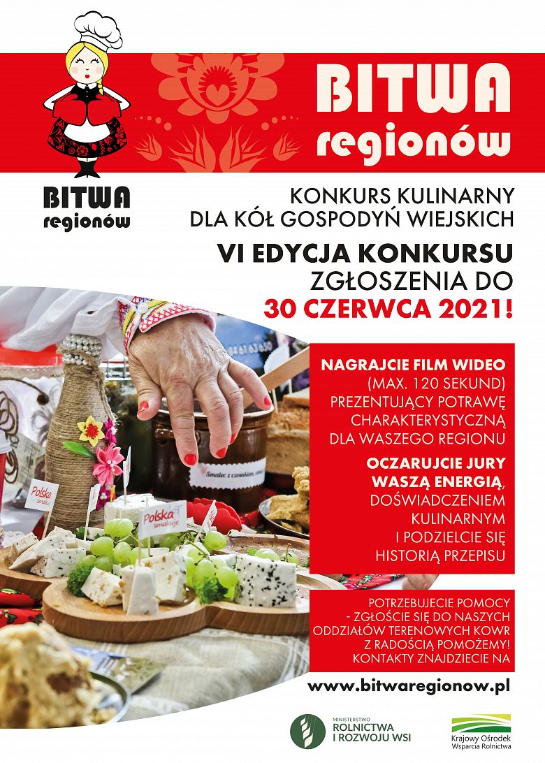 „Bitwa Regionów”- konkurs kulinarny dla Kół Gospodyń Wiejskich