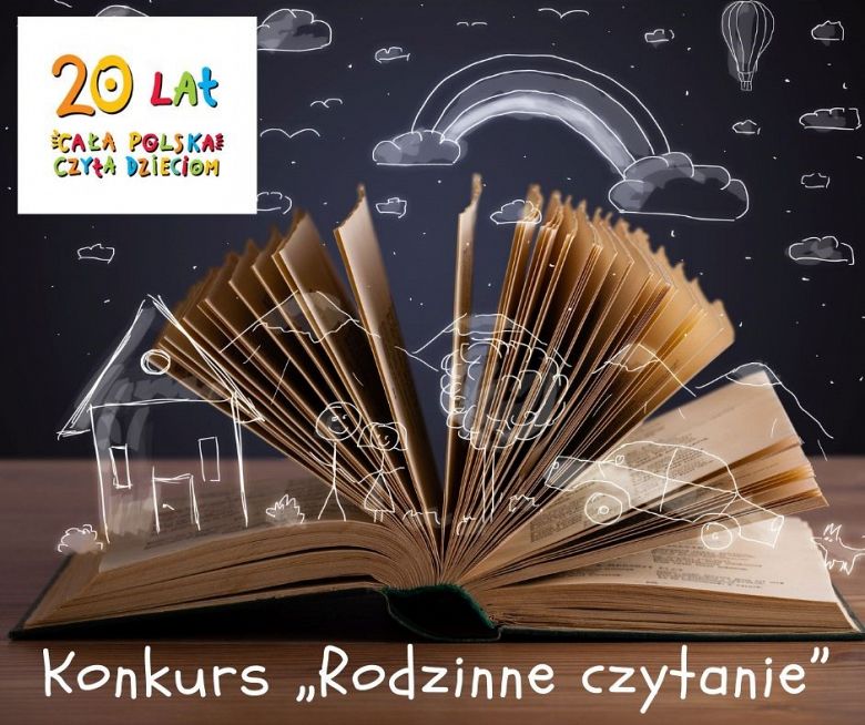 Konkurs rysunkowy dla dzieci „Rodzinne czytanie – gdzie, jak i z kim czytamy książki”