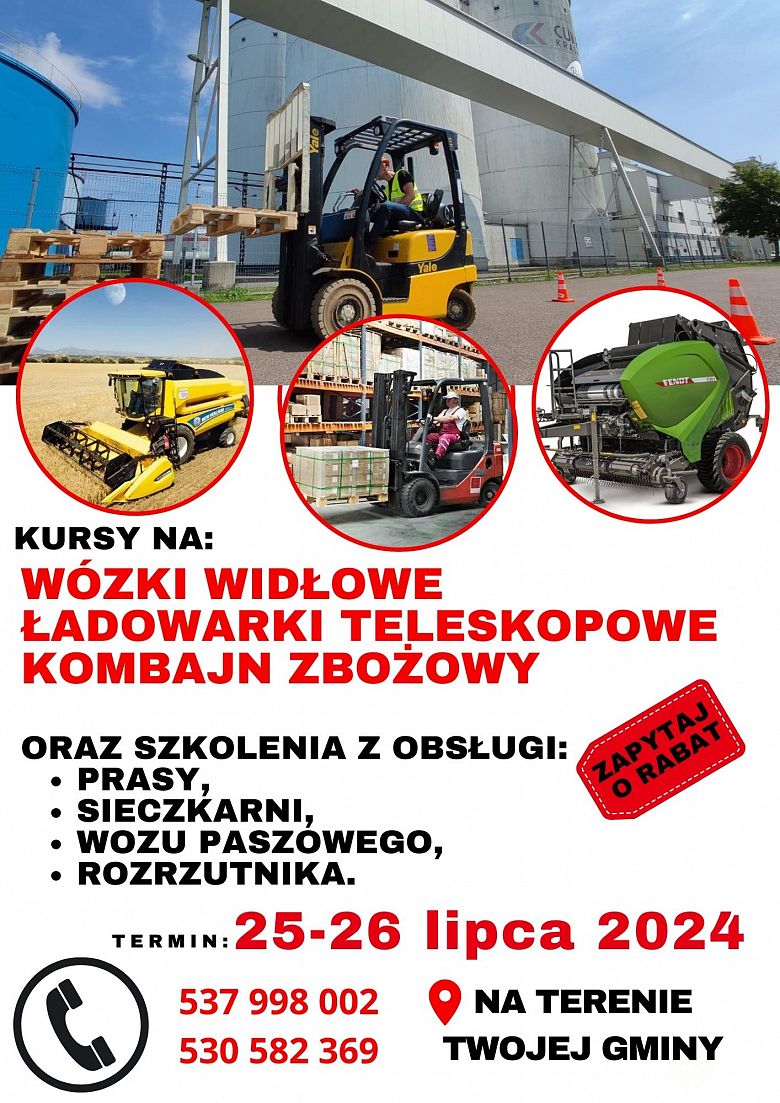 Szkolenia zawodowe i rolnicze