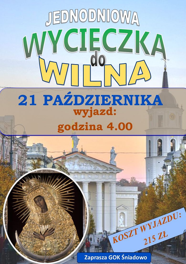 WYCIECZKA DO WILNA