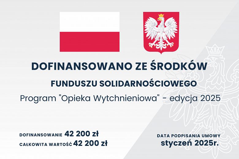 „OPIEKA WYTCHNIENIOWA”- EDYCJA 2025