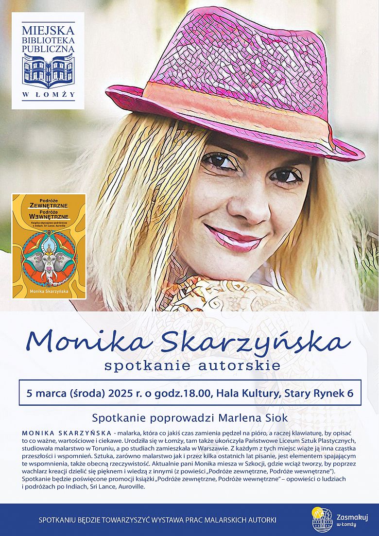 Spotkanie autorskie z Moniką Skarzyńską