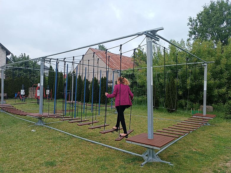 Nowa atrakcja na terenie rekreacyjnym w Śniadowie