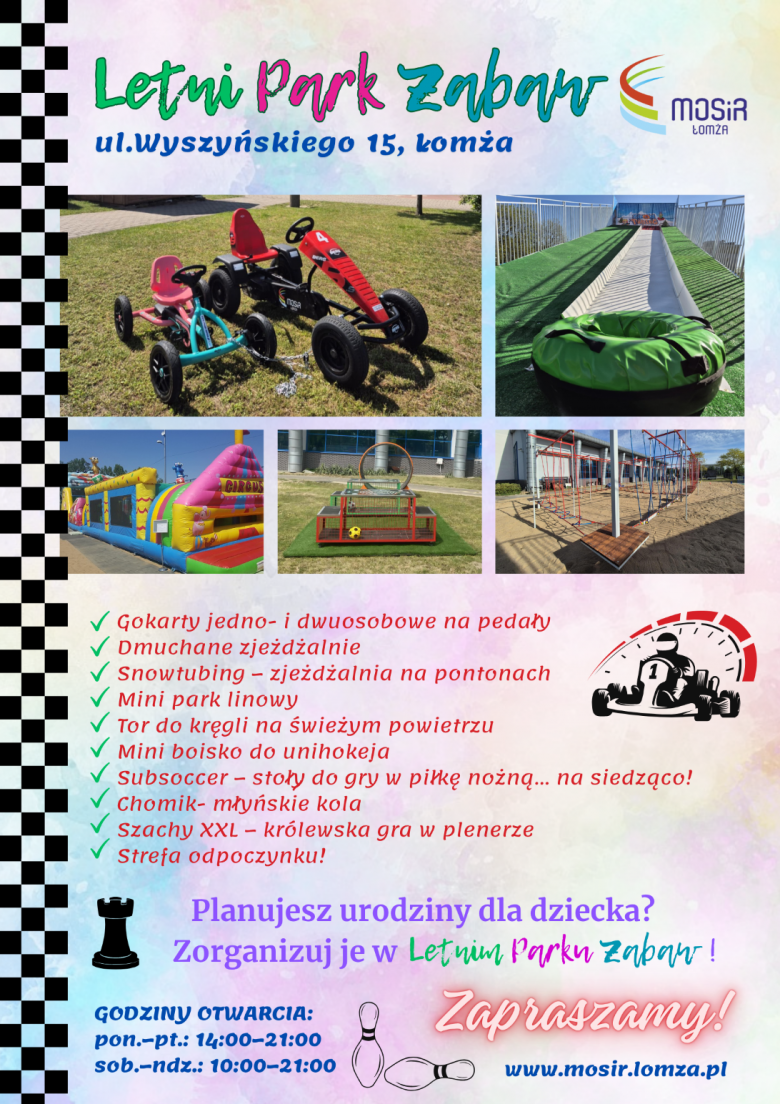 Letni Park Zabaw w Łomży